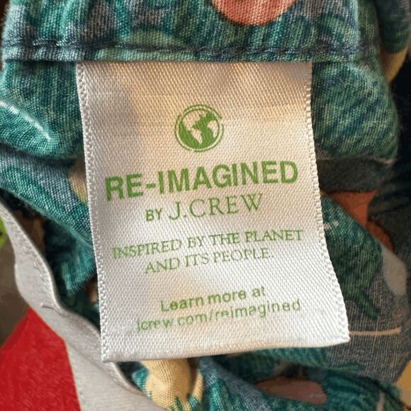 J. Crew Mens Printed Woven Cotton Boxer Shorts Peacock Blue Size 32-34 Medium - Picture 4 of 6